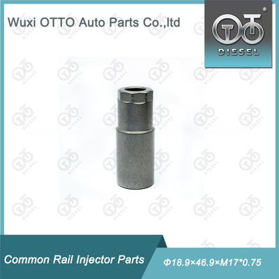 Yüksek Hızlı Çelik Dizel Yakıt Enjektör Nozül Kapağı Somun Boyutu Φ18.9×46.9×M17*0.75, Piezo Enjektör için, Kağıt Kutu Ambalajında Plastik Torba İçinde