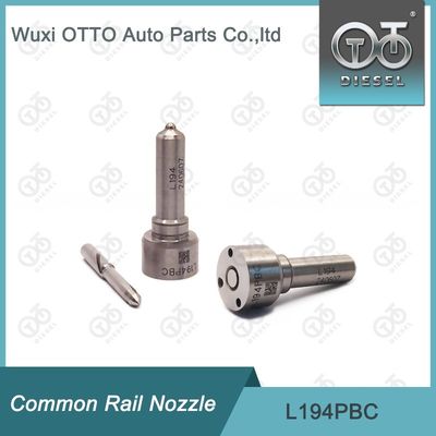 Yüksek Hızlı Çelik Delphi Common Rail Nozzle L194PBC BEBE4D24003 için Gümüş bitirme ile
