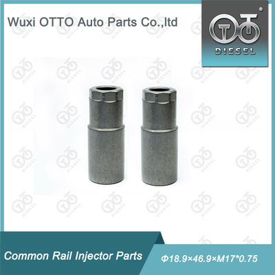 Yüksek Hızlı Çelik Dizel Yakıt Enjektör Nozül Kapağı Somun Boyutu Φ18.9×46.9×M17*0.75, Piezo Enjektör için, Kağıt Kutu Ambalajında Plastik Torba İçinde