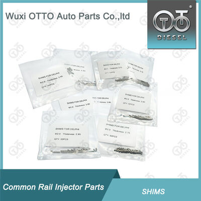 Common Rail Enjektör Şim Kiti Φ2.0 Onarım Ayarlama Şim Pulları 2.70-3.40mm (0.05mm) 3.65-3.95mm (0.05mm), 50 adet/Torba