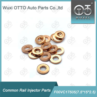High-speed Steel Common Rail Injector Copper Washer F00VC17505 Shim 7.5×15×2.5mm ISO9001 Certified