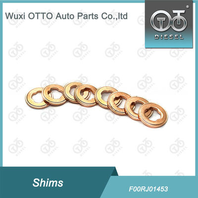 100 ADET Common Rail Enjektör Shim F00RJ01453 Bakır Yıkama F 00R J01 453