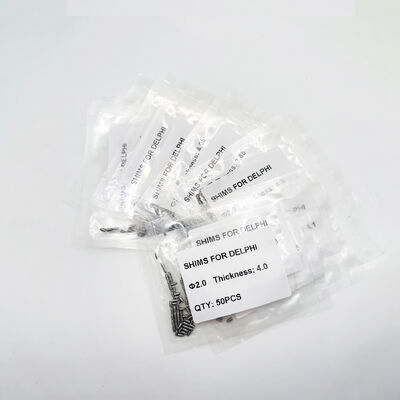 Common Rail Injector Adjusting Shim Kit 2.0mm Diameter Tamir Shim yıkayıcılar 3.80-4.30 ((0.05mm) 50pcs/Bag Diesel Injector Tamir Parçaları