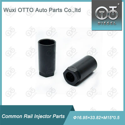 Yüksek Hızlı Çelik Dizel Common Rail Enjektor yedek parçaları Nozzle Nut, Boyutu Φ16.95×33.82×M15*0.5
