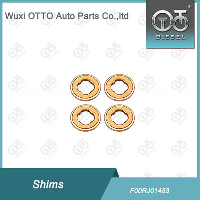 100 ADET Common Rail Enjektör Shim F00RJ01453 Bakır Yıkama F 00R J01 453